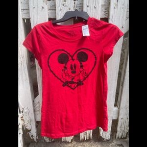 NWT!! Disney  Mickey Mouse tshirt. Perfect for a pre-teen girl!